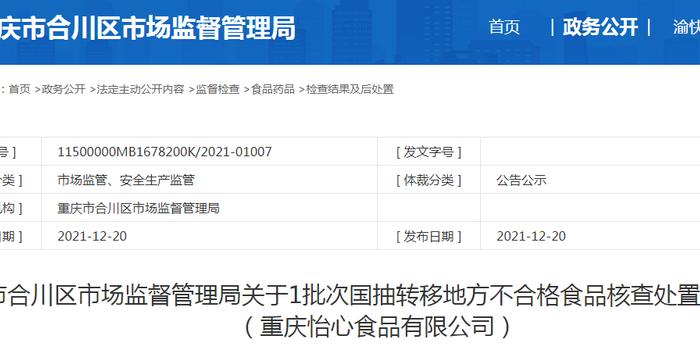 合川区市场监督管理局发布最新动态