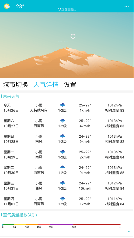 虚拟镇最新气象预报通知